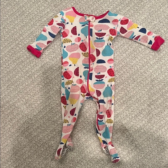 Lamaze Other - Lamaze Pink Fruit & Dot Footed One-Piece